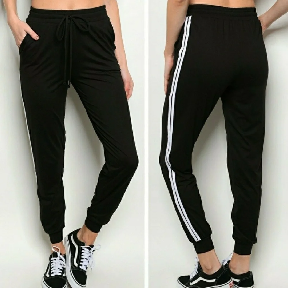 Comfy Black Joggers - Picture 2 of 2